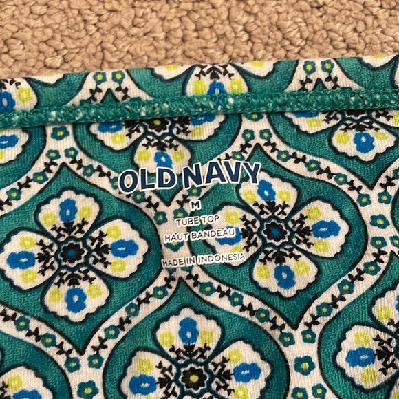 Floral Old Navy Tube top size M - Picture 3 of 6
